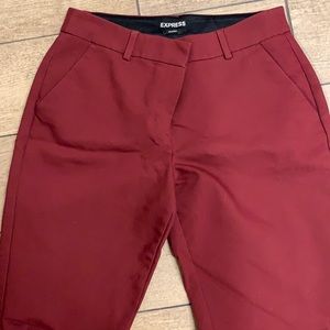 Express Columnist Pants Maroon size 6R